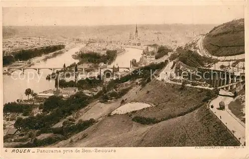 AK / Ansichtskarte Rouen Panorama pris de Bon Secours Rouen