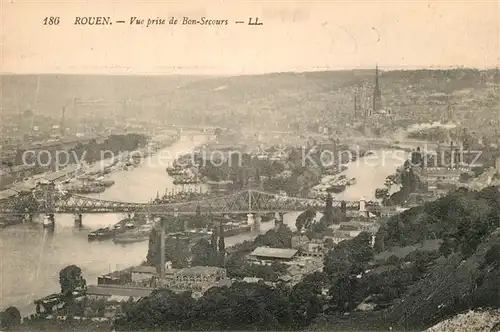 AK / Ansichtskarte Rouen Vue prise de Bon Secours Rouen