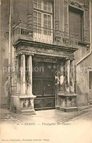 AK / Ansichtskarte Nimes Presbytere St Castor Nimes