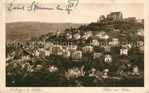 AK / Ansichtskarte Marburg_Lahn Panorama Marburg_Lahn