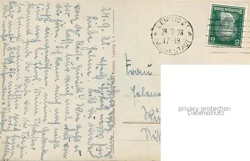 AK / Ansichtskarte Leipzig Burgstrasse Leipzig