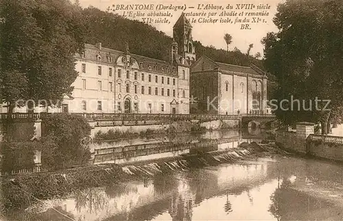 AK / Ansichtskarte Brantome Abbaye Eglise abbatiale Brantome