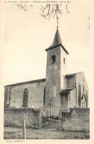 AK / Ansichtskarte Ville en Vermois Eglise St Hilaire  Ville en Vermois