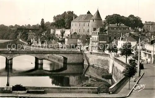 AK / Ansichtskarte Mayenne Pont Neuf Chateau  Mayenne