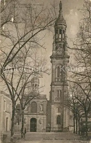 AK / Ansichtskarte Verdelais Eglise Notre Dame  Verdelais
