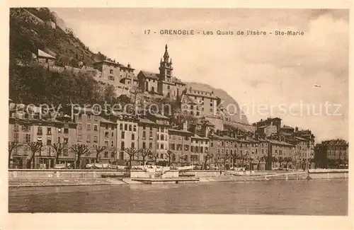 AK / Ansichtskarte Grenoble Quais de l Isere Ste Marie Grenoble