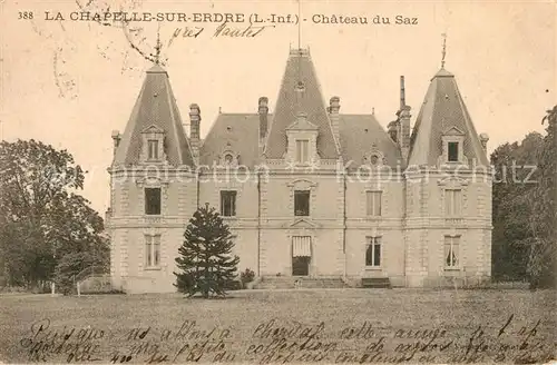 AK / Ansichtskarte La_Chapelle sur Erdre Chateau du Saz La_Chapelle sur Erdre