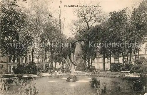 AK / Ansichtskarte Cambrai Square Fenelon Cambrai
