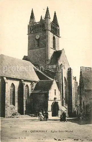 AK / Ansichtskarte Quimperle Eglise Saint Michel Quimperle