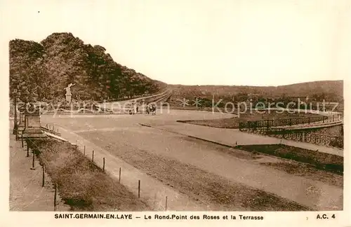 AK / Ansichtskarte Saint Germain en Laye Rond Point des Roses  Saint Germain en Laye