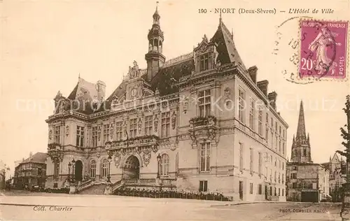 AK / Ansichtskarte Niort Hotel de Ville Niort