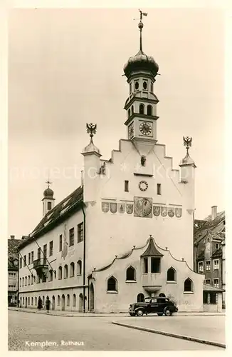 AK / Ansichtskarte Kempten_Allgaeu Rathaus Kempten Allgaeu