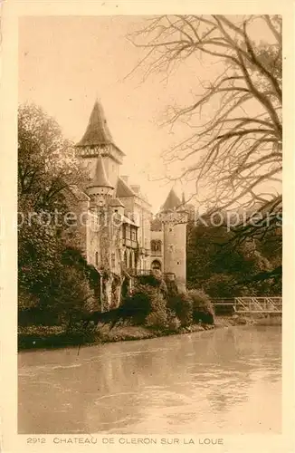 AK / Ansichtskarte Cleron Chateau sur la Loue Schloss Cleron