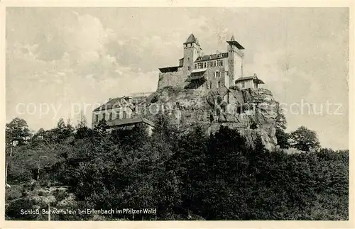 AK / Ansichtskarte Erlenbach_Dahn Schloss Berwartstein im Pfaelzer Wald Erlenbach_Dahn
