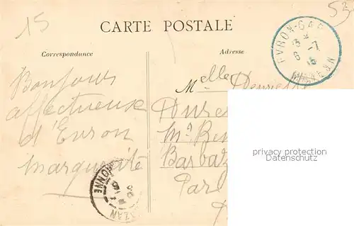 AK / Ansichtskarte Evron Communaute Facade d entree Evron