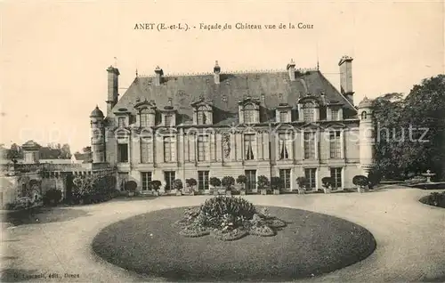 AK / Ansichtskarte Anet Facade du Chateau vue de la Cour Anet