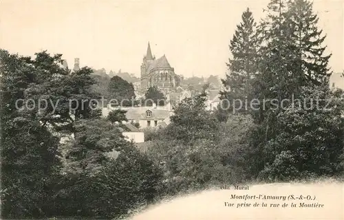 AK / Ansichtskarte Montfort l_Amaury Vue prise de la rue de la Moutiere Montfort l Amaury