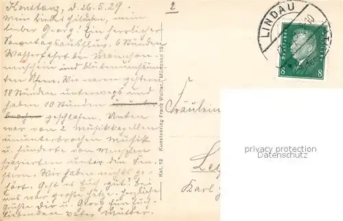 AK / Ansichtskarte Konstanz_Bodensee Rheinbruecke und Seestrasse Konstanz_Bodensee