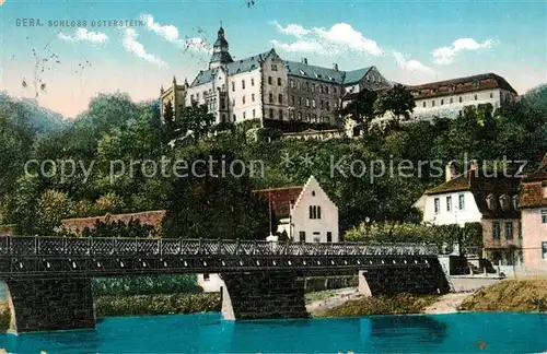 AK / Ansichtskarte Gera Schloss Osterstein Gera