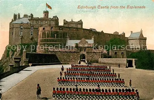AK / Ansichtskarte Edinburgh Edinburgh Castle from the Esplanade Edinburgh