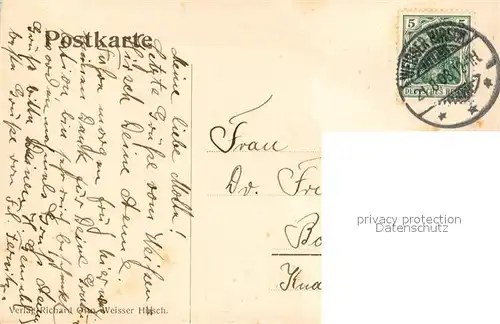 AK / Ansichtskarte Weisser_Hirsch Drahtseilbahn Weisser Hirsch