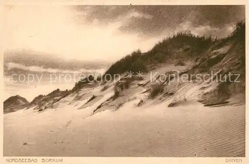 AK / Ansichtskarte Borkum_Nordseebad Duenen Borkum_Nordseebad