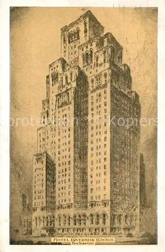 AK / Ansichtskarte New_York_City Hotel Governor Clinton New_York_City