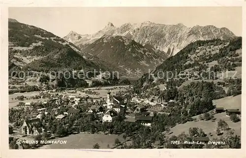 AK / Ansichtskarte Schruns_Tschagguns Panorama im Montafon 