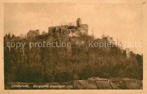 AK / Ansichtskarte Landstuhl Burgruine Sickingen Landstuhl