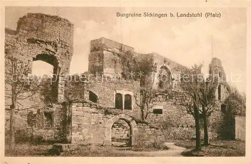 AK / Ansichtskarte Landstuhl Burgruine Sickingen Landstuhl