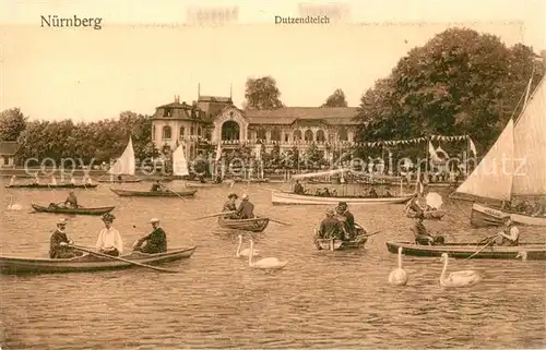 AK / Ansichtskarte Nuernberg Dutzendteich Nuernberg