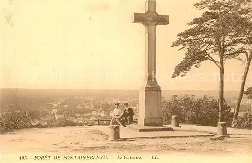 AK / Ansichtskarte Fontainebleau_Seine_et_Marne Le Calvaire Fontainebleau_Seine