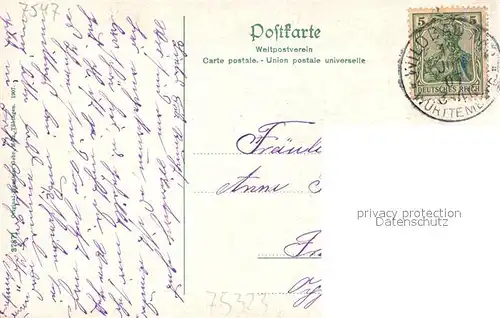 AK / Ansichtskarte Wildbad_Schwarzwald Stadtansicht Wildbad_Schwarzwald