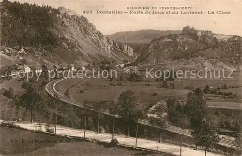 AK / Ansichtskarte Pontarlier_Doubs Forts de Joux et du Larmont La Cluse Pontarlier Doubs