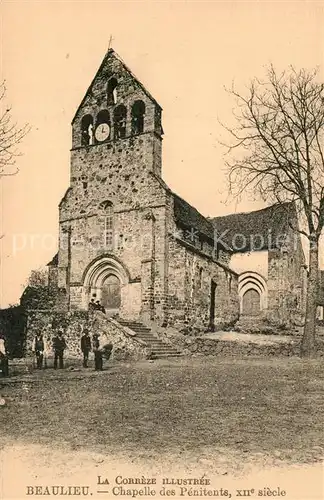 AK / Ansichtskarte Beaulieu sur Dordogne Chapelle des Penitents Beaulieu sur Dordogne