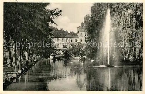 AK / Ansichtskarte Bergzabern_Bad Kneippkuranstalt Fontaene Bergzabern_Bad