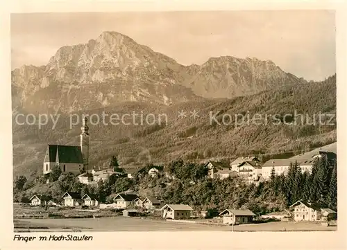 AK / Ansichtskarte Anger_Bad_Reichenhall mit Hoch Staufen 