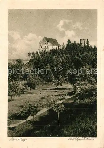 AK / Ansichtskarte Mindelheim Die Mindelburg Mindelheim