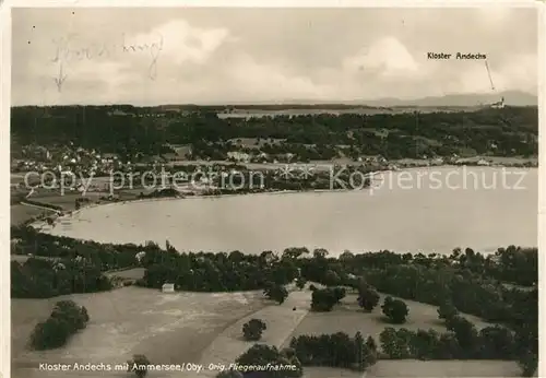 AK / Ansichtskarte Ammersee Kloster Andechs Panorama Ammersee