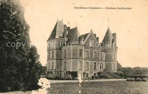 AK / Ansichtskarte Confolens Chateau Boisbuchet  Confolens