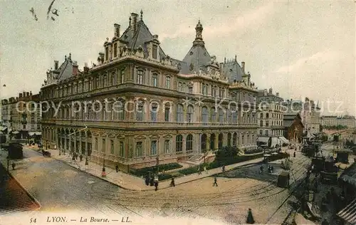 AK / Ansichtskarte Lyon_France Bourse  Lyon France