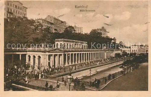 AK / Ansichtskarte Karlsbad_Eger Muehlbrunnen Karlsbad_Eger