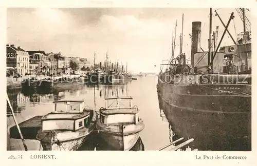 AK / Ansichtskarte Lorient_Morbihan_Bretagne Le Port de Commerce Lorient_Morbihan_Bretagne