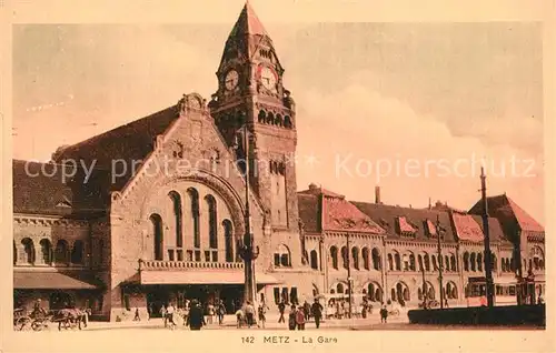 AK / Ansichtskarte Metz_Moselle Gare Metz_Moselle