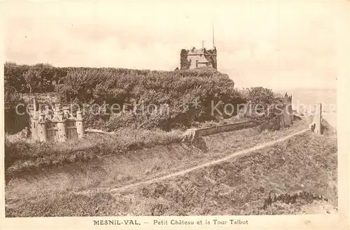 AK / Ansichtskarte Mesnil Val Petit Chateau et la Tour Talbot Mesnil Val