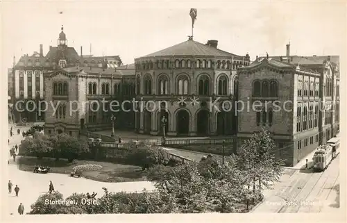 AK / Ansichtskarte Oslo_Norwegen Stortinget Oslo Norwegen
