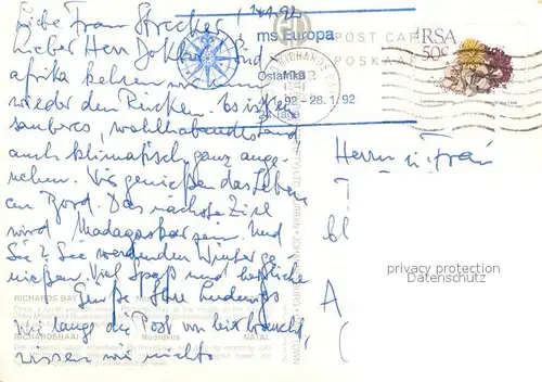 AK / Ansichtskarte Richards_Bay Aerial view Richards Bay