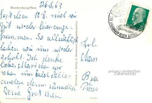 AK / Ansichtskarte Blankenburg_Harz Panorama Blankenburg_Harz