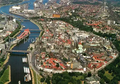 AK / Ansichtskarte Bremen Fliegeraufnahme Bremen