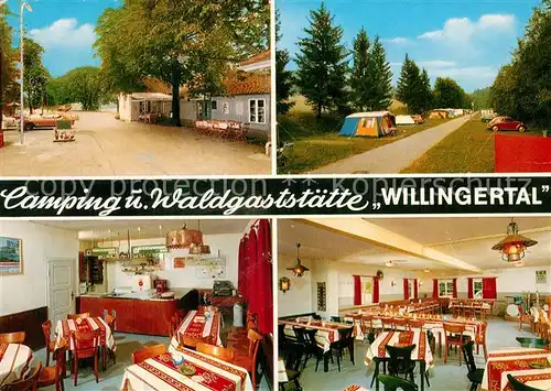 AK / Ansichtskarte Bad_Mergentheim Camping und Waldgaststaette Willingertal Bad_Mergentheim